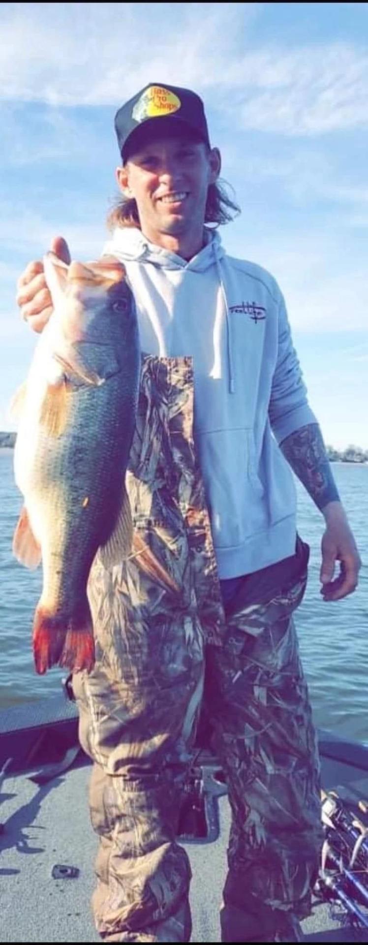 Big bass at sunset